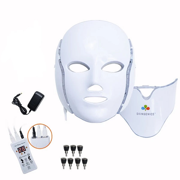 Galvanic LED Light Photon Therapy Face Mask - SkinGenics ™ Online Shop